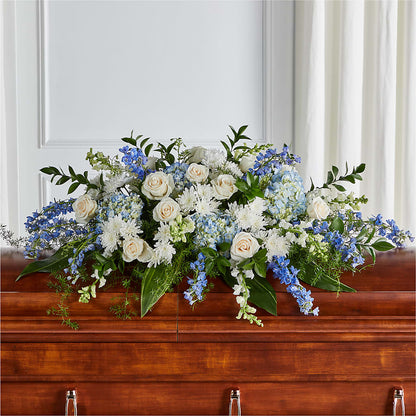 Timeless Essence Casket Spray – CAAN FLORAL & GREENHOUSES LLC, Sheboygan WI
