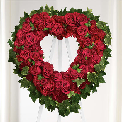 Wholehearted Standing Spray – CAAN FLORAL & GREENHOUSES LLC, Sheboygan WI