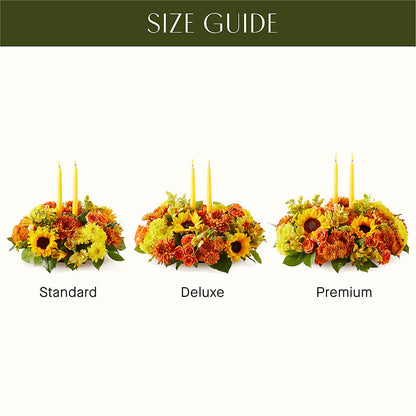 Autumn Harmony Centerpiece – CAAN FLORAL & GREENHOUSES LLC, Sheboygan WI