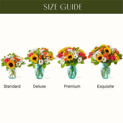 Sun-drenched Blooms Bouquet – CAAN FLORAL & GREENHOUSES LLC, Sheboygan WI