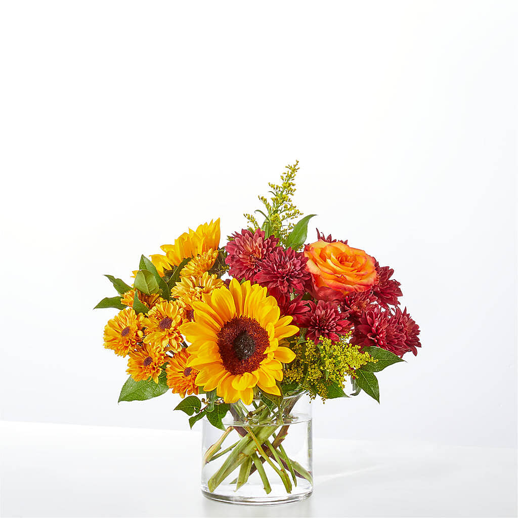 Flannel Scarf Bouquet – CAAN FLORAL & GREENHOUSES LLC, Sheboygan WI