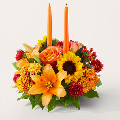 Grateful Centerpiece – CAAN FLORAL & GREENHOUSES LLC, Sheboygan WI