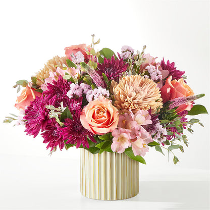 Berry Cobbler Bouquet with Ivory Vase – CAAN FLORAL & GREENHOUSES LLC, Sheboygan WI