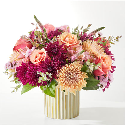 Berry Cobbler Bouquet with Ivory Vase – CAAN FLORAL & GREENHOUSES LLC, Sheboygan WI