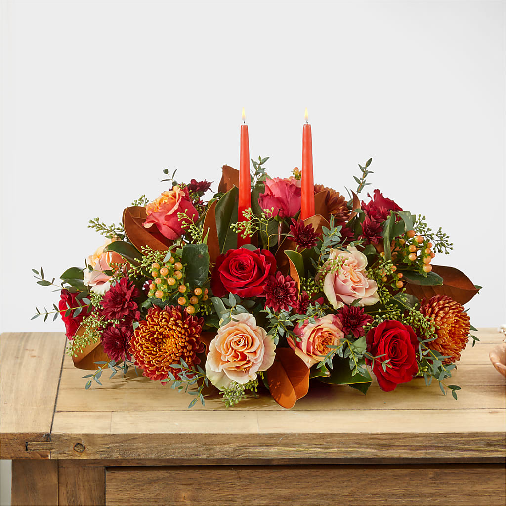 Gather Near Centerpiece – CAAN FLORAL & GREENHOUSES LLC, Sheboygan WI
