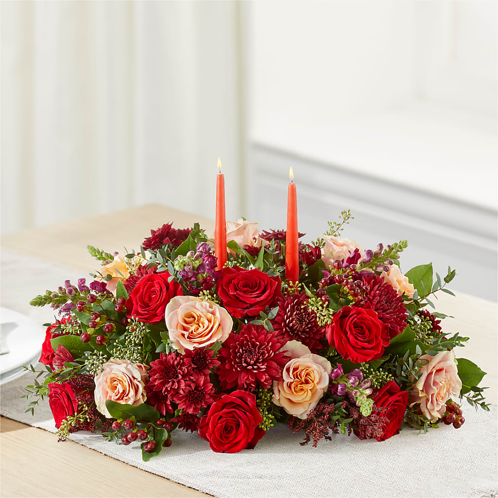 Most Thankful Centerpiece – CAAN FLORAL & GREENHOUSES LLC, Sheboygan WI