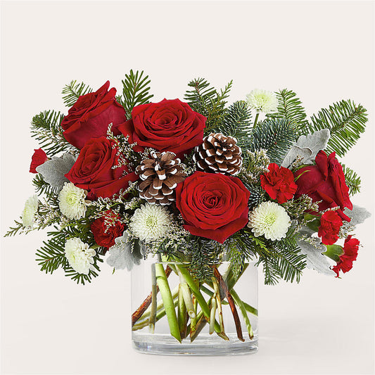 Yule Cheer Bouquet – CAAN FLORAL & GREENHOUSES LLC, Sheboygan WI