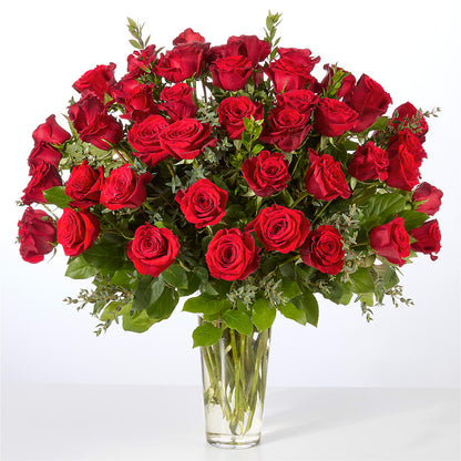 Forever Yours Fifty Stem Red Rose Bouquet – CAAN FLORAL & GREENHOUSES LLC, Sheboygan WI